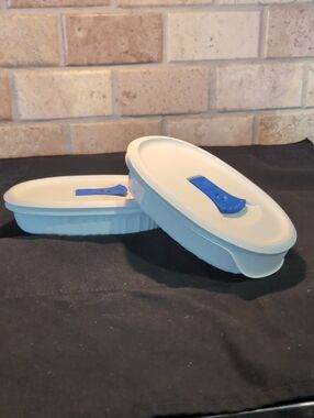 Two (2) French White Corning Ware CorningWare 15 oz. Casseroles w/ Vented Lids